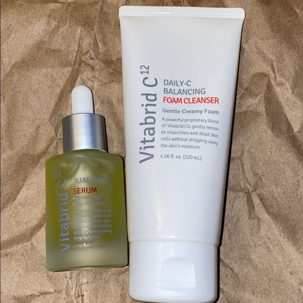 BNIB Vitabrid C12 Bundle (Cleanser and Serum)